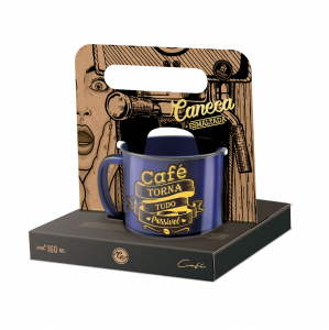 Caneca Esmaltada - Coffee - 150ml 