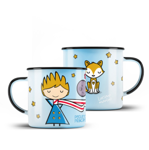 Caneca Esmaltada Pequeno Príncipe L.M. - 160ml