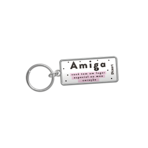 CHAVEIRO METAL RETANGULAR 5,5 X 2,5CM