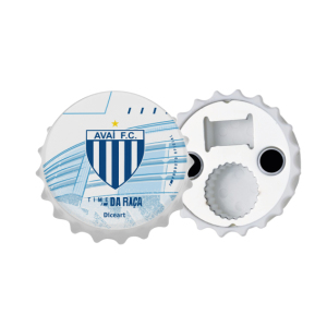 ABRIDOR DE GARRAFA COM IMÃ 7CM AVAÍ F.C 
