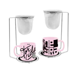 KIT CAFÉ COM COADOR CERÂMICA FIGUEIRENSE 100ML 