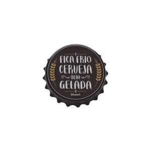ABRIDOR DE GARRAFA COM IMÃ 7CM COISAS DE BOTECO 
