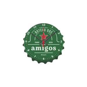 RELÓGIO IMÃ TAMPA 8CM COISAS DE BOTECO 