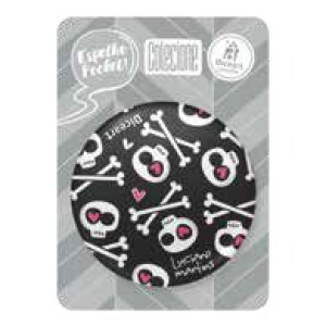 ESPELHO PRETO LOVE PUNK L.M. 6,5X6,5CM