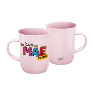 CANECA AMERICANA 220ML ROSA MÃE L.M.