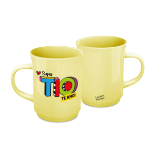CANECA AMERICANA 220ML AMARELA TIO L.M.