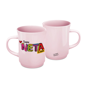 CANECA AMERICANA 220ML ROSA NETA L.M.