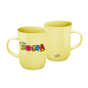 CANECA AMERICANA 220ML AMARELA SOGRA L.M.
