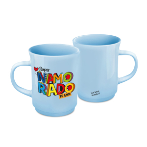 CANECA AMERICANA 220ML AZUL NAMORADO L.M.