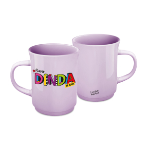 CANECA AMERICANA 220ML ROSA DINDA L.M.