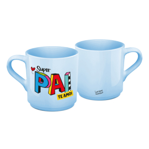 XÍCARA CAFÉ CERÂMICA 60ML AZUL PAI L.M.