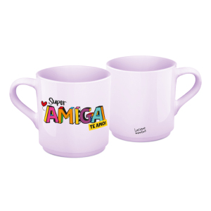 XÍCARA CAFÉ CERÂMICA 60ML LILAS AMIGA L.M.