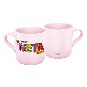 XÍCARA CAFÉ CERÂMICA 60ML ROSA NETA L.M.