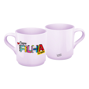 XÍCARA CAFÉ CERÂMICA 60ML ROSA FILHA L.M.