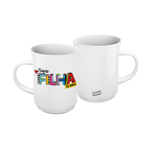 CANECA AMERICANA 220ML BRANCA FILHA L.M.