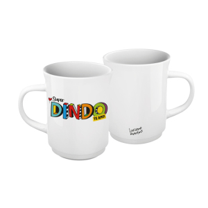 CANECA AMERICANA 220ML BRANCA DINDO L.M.