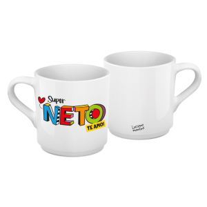 XÍCARA CAFÉ CERÂMICA BRANCA 60ML NETO L.M.