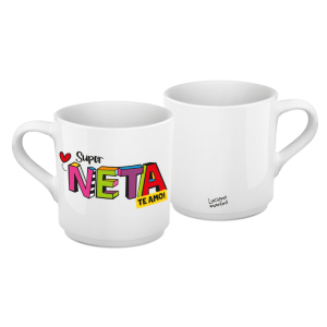 XÍCARA CAFÉ CERÂMICA BRANCA 60ML NETA L.M.