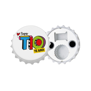 ABRIDOR DE GARRAFA COM IMÃ 7CM TIO L.M.