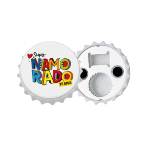 ABRIDOR DE GARRAFA COM IMÃ 7CM NAMORADO L.M.