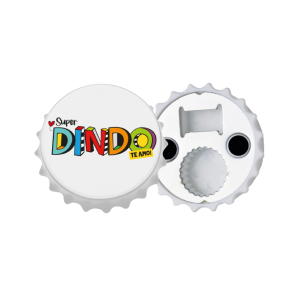 ABRIDOR DE GARRAFA COM IMÃ 7CM DINDO L.M.