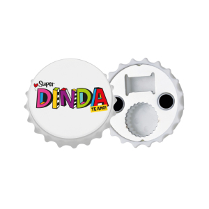 ABRIDOR DE GARRAFA COM IMÃ 7CM DINDA L.M.